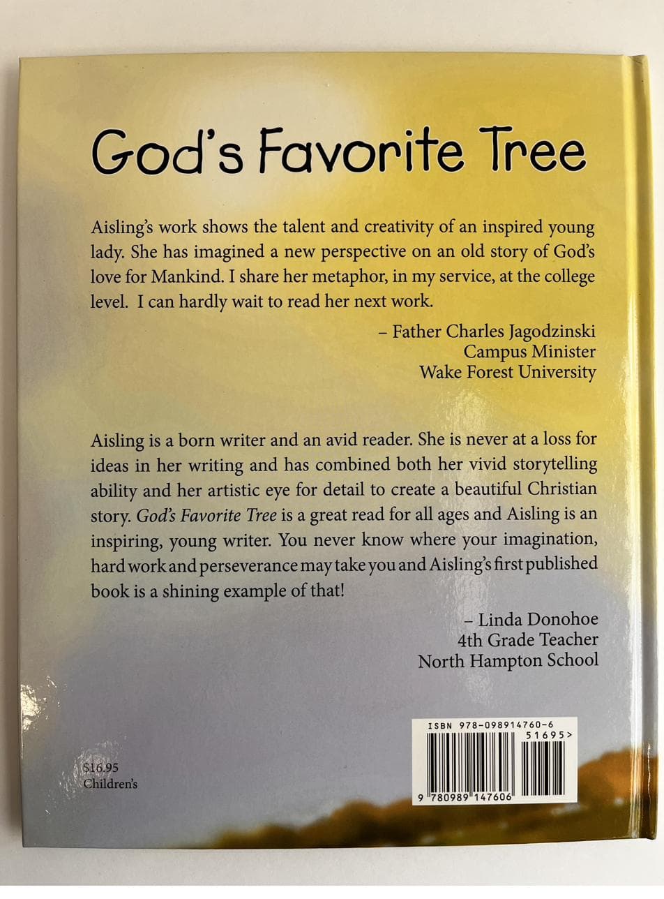God's Favorite Tree back cover