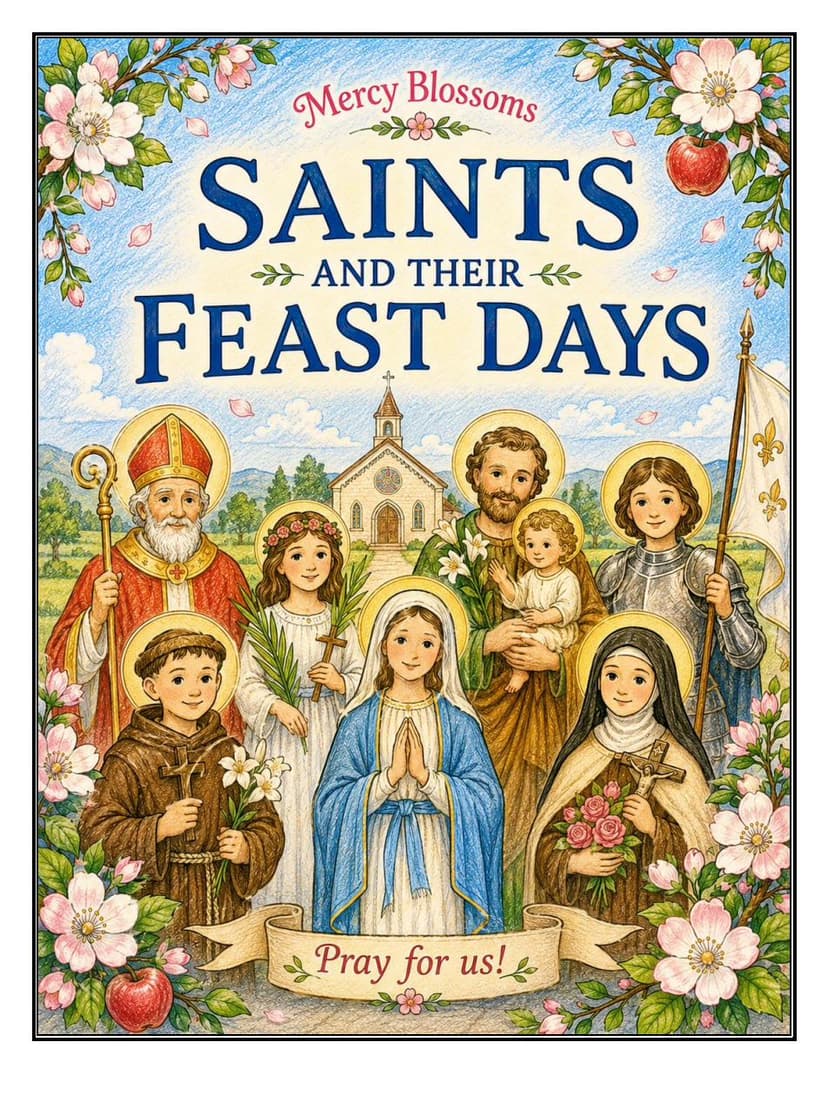 Saints and Feast Days Coloring Collection cover art