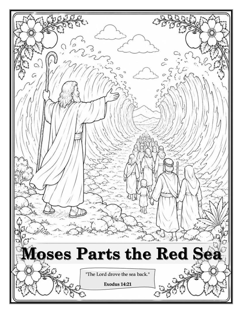 "The Lord drove the sea back." Exodus 14:21