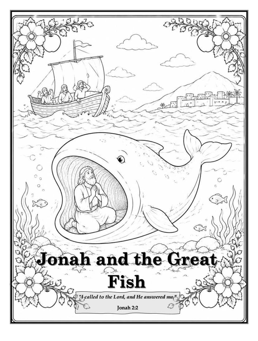 Jonah and the Great Fish — "I called to the Lord, and He answered me." Jonah 2:2