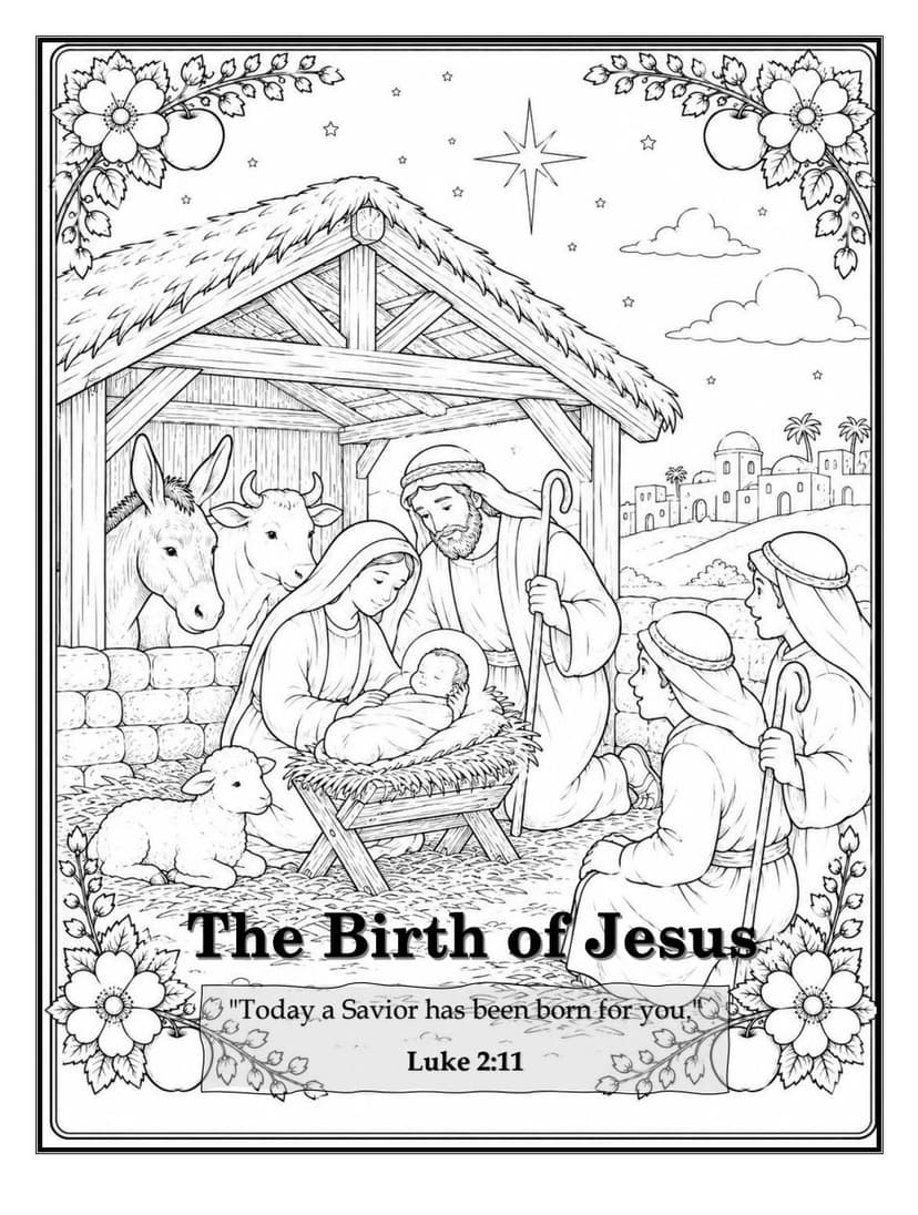 "Today a Savior has been born for you." Luke 2:11